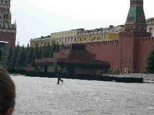 Lenin's tomb across Red Square