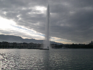 Jet D'Eau in Geneva