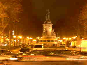 Republique at night