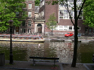 View from the Stadsdoelen Hostel