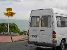 Campervan at Bluff point