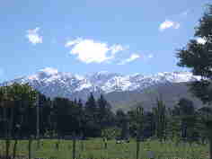 Kaikoura mountain range
