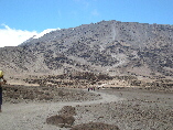 Kibo Huts in the Distance